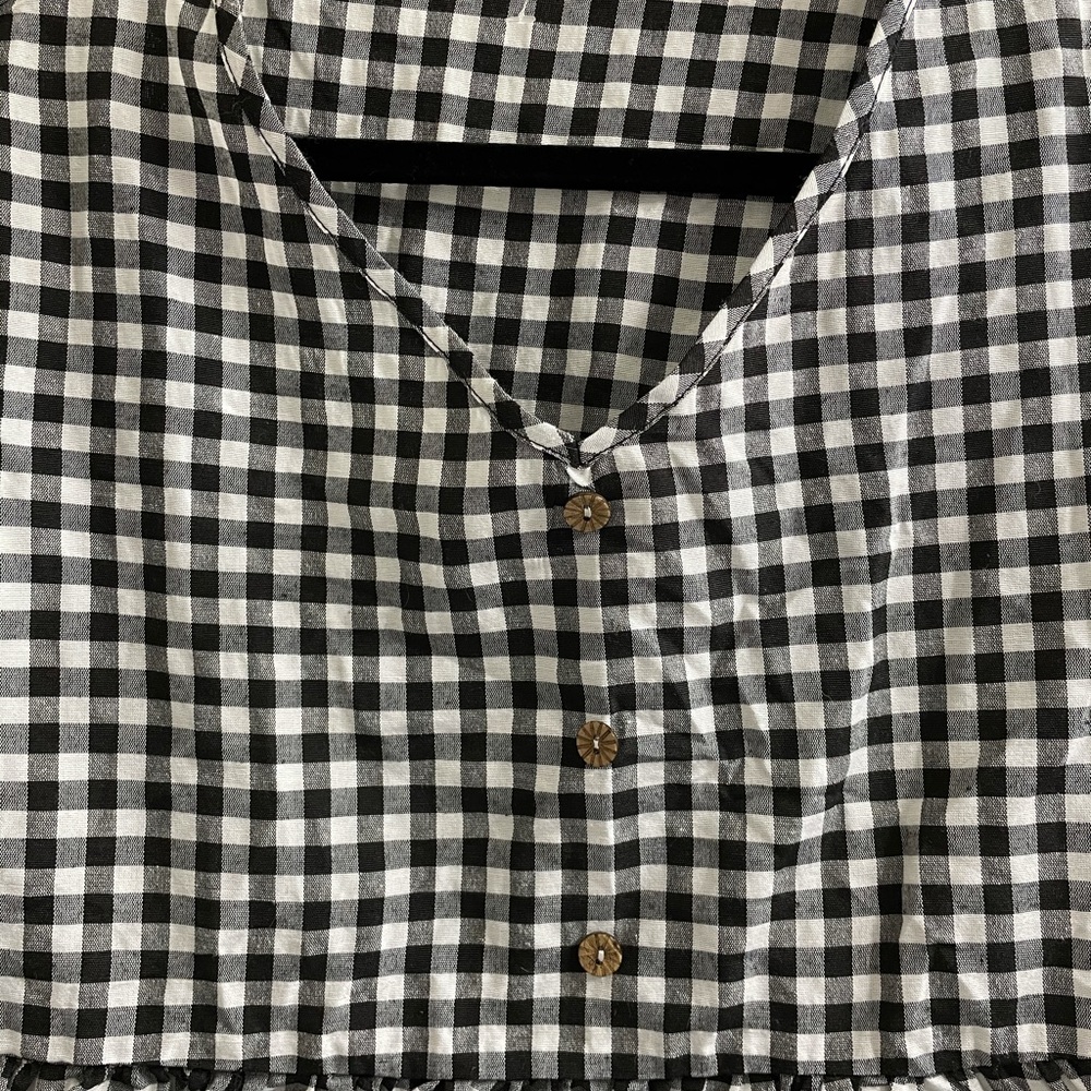 Shein Gingham Top - Picture 2 of 3